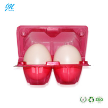 Custom Plastic Egg Tray Packaging with 2 Holes